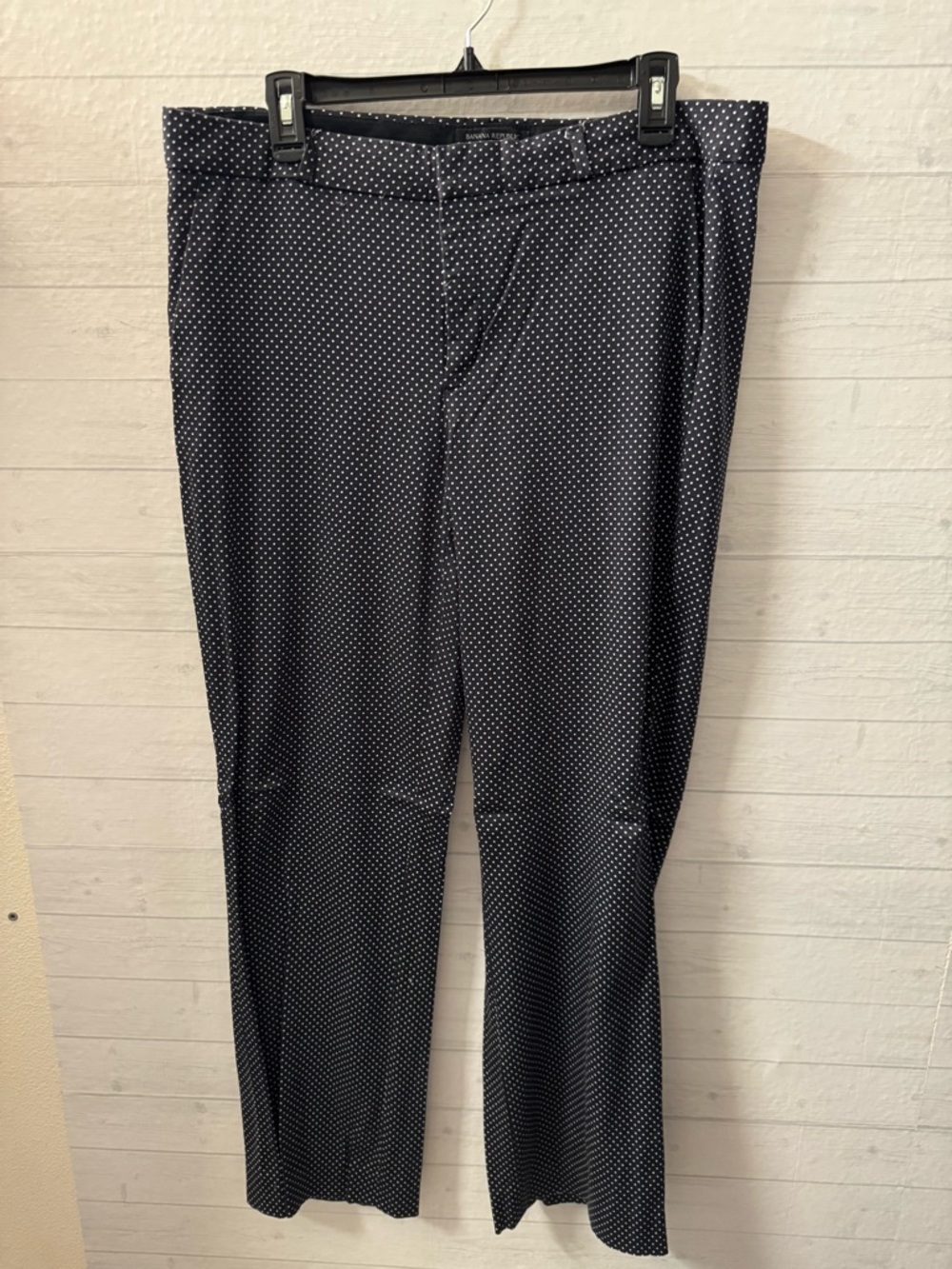 Banana Republic Black Polka Dot Trousers